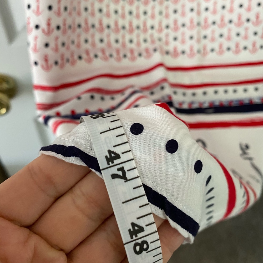 Sperry Red and White Nautical Maxi Dress - Picture 8 of 9